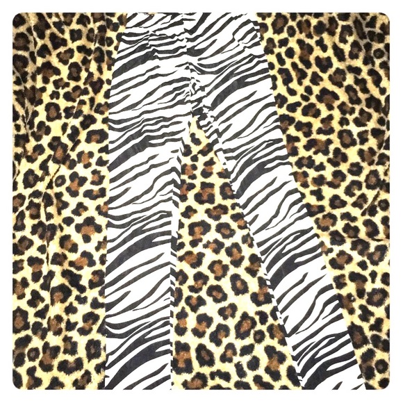 Zebra Striped Leggings
