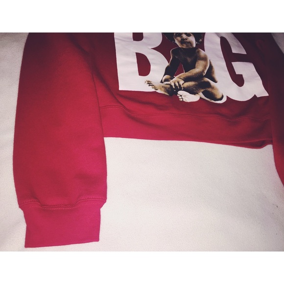 ❌SOLD❌ Notorious BIG crop sweater - Picture 2 of 4