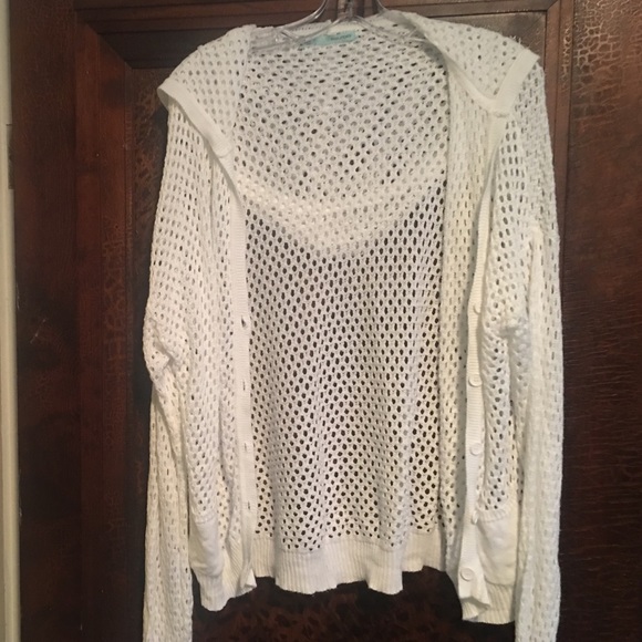Maurice's button up hooded sweater