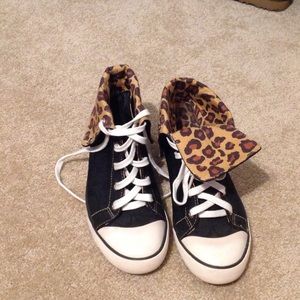 Coach Black Cheetah Sneakers