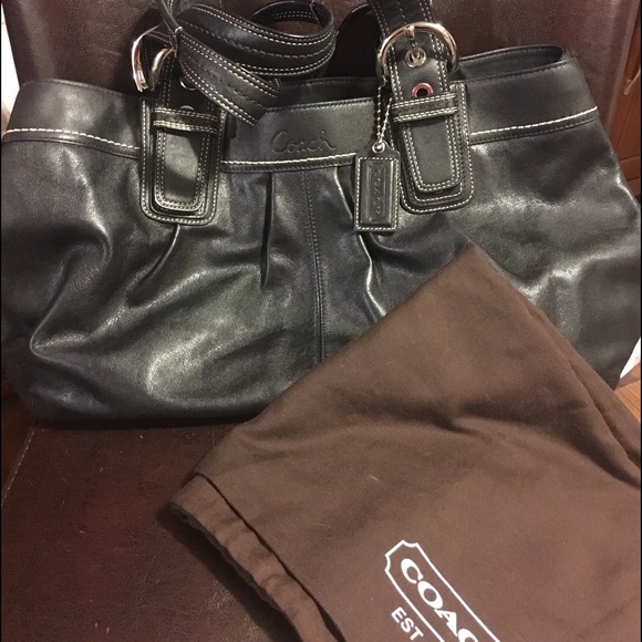 Authentic Coach Black Purse