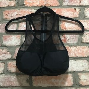 Sexy Mesh Black Bikini Top