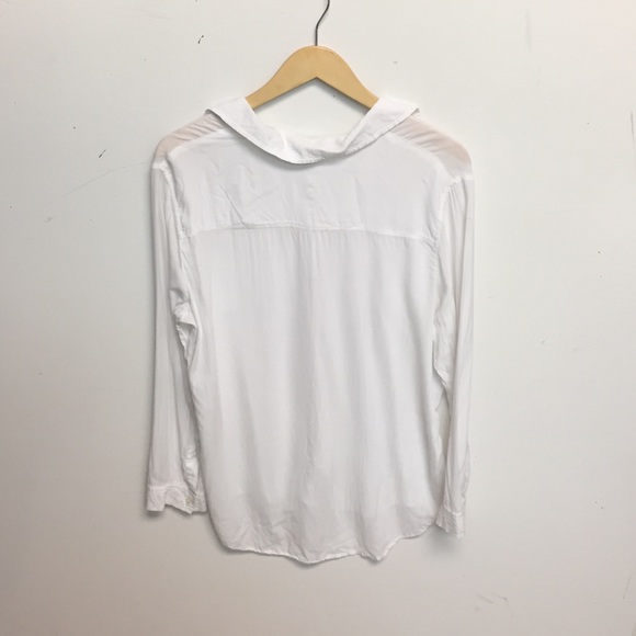 White button down blouse - Picture 2 of 2