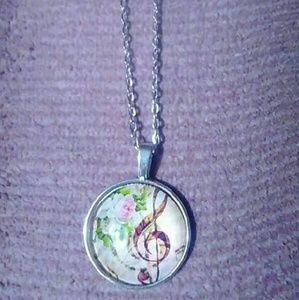 New Music Note Necklace