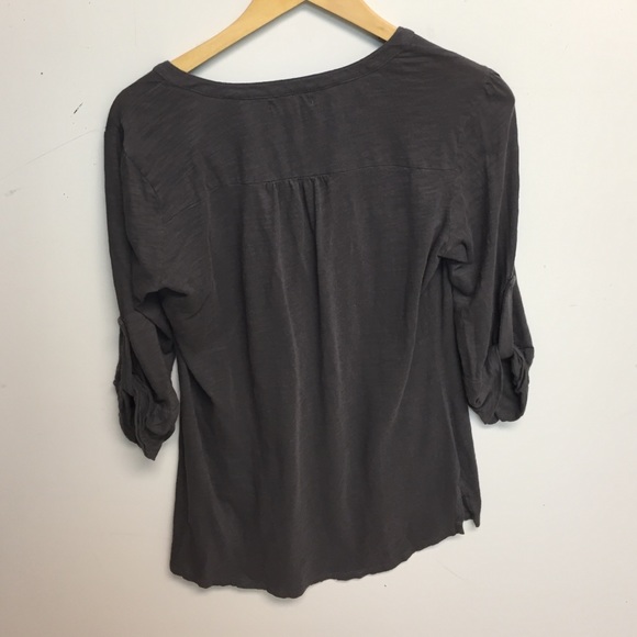 Grey half button down shirt - Picture 2 of 3