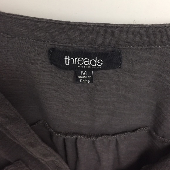 Grey half button down shirt - Picture 3 of 3