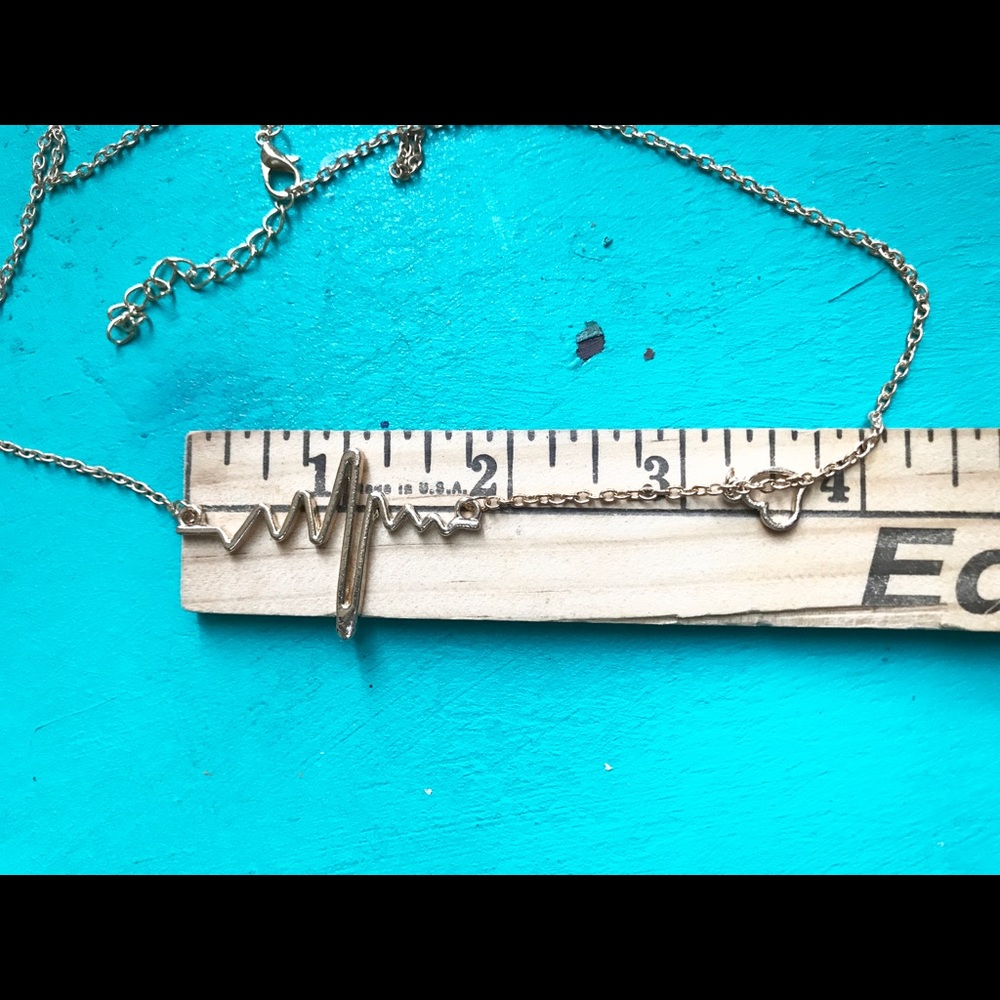 ๐ LAST ONE! Heart Beat Necklace ๐ - Picture 2 of 3