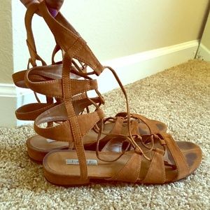 Forever 21 Lace Up Sandals