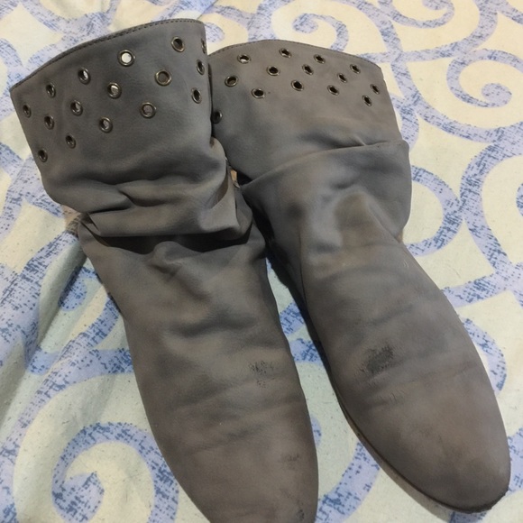 Gray Aldo Booties Size 8