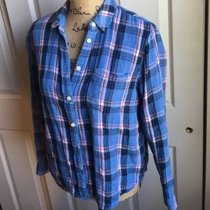 Madewell boyfriend button down blouse