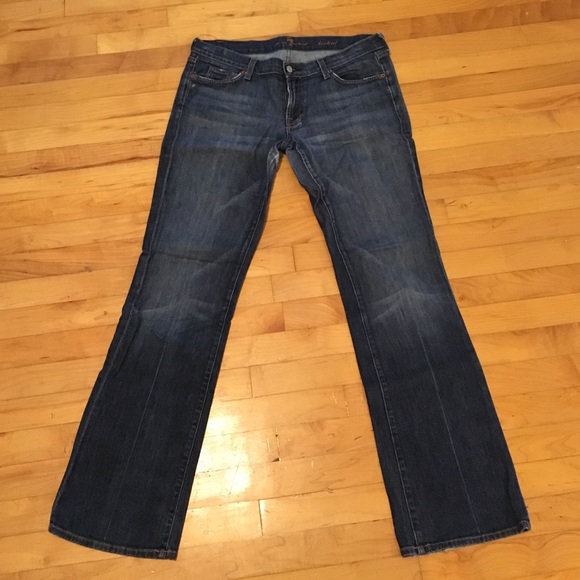 7 For All Mankind Boot Cut Jeans 33" Inseam