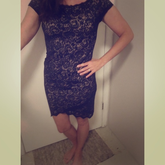 Bisou Bisou Navy Bodycon dress (size 12)