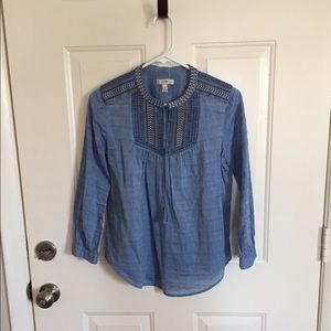 JCrew peasant top