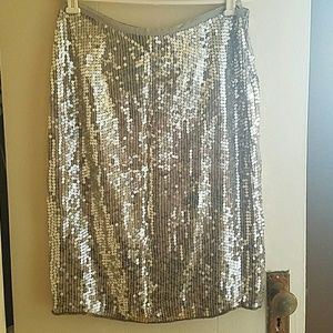Wallis Sequin Skirt