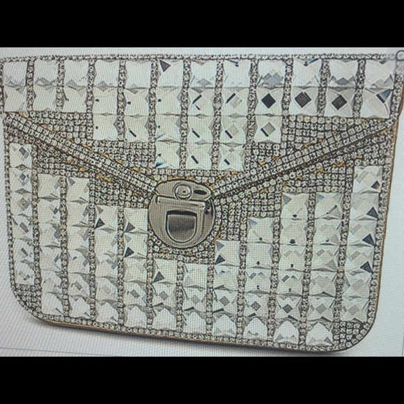 Jewel Lined Mini Cross Bag