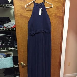 Asos pleated maxi dress