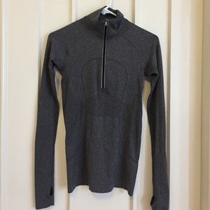 Lululemon grey long sleeve top