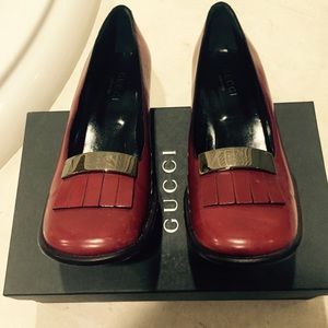 Gucci Dark Red heels size 9