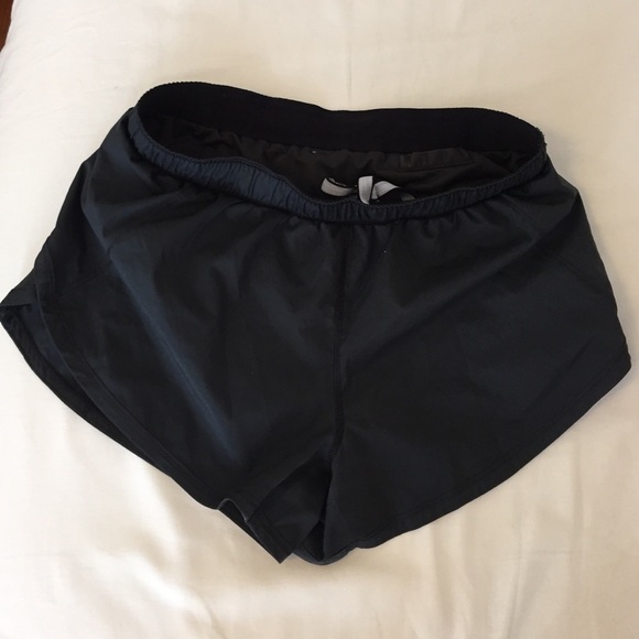 Lululemon black running shorts