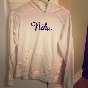 Women's medium white Nike sweatshirt