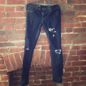 AG distressed Jeans Black