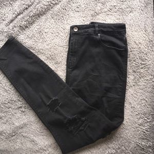 Asos curve distressed jeans