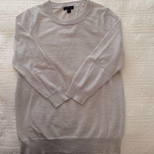 J Crew 3/4 sleeve sweater