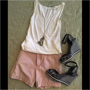 LIKE NEW! Coach "Tawney" signature blue wedges