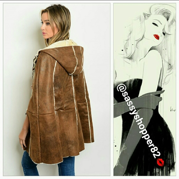 💋LAST ONE,LAST CHANCE💋 'DIXIE' Camel Cape Jacket - Picture 2 of 3