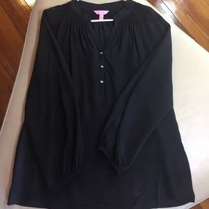 Lilly Pulitzer Eliza Too in solid black