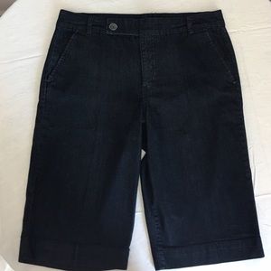 bandolino ivette denim bermuda shorts