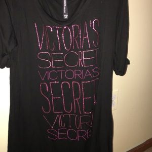 Victoria's Secret Black long t-shirt