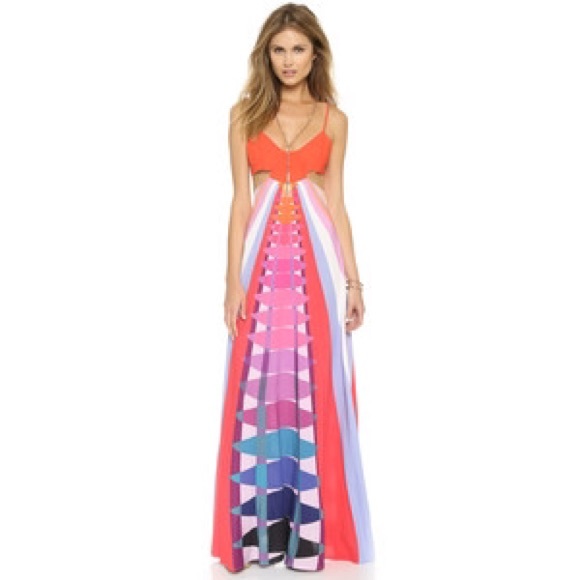Mara Hoffman Maxi Cut-out Dress