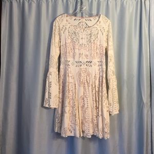 Cream Lace Free People Dress NWT