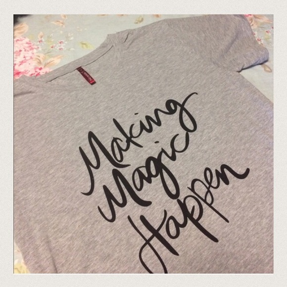 MAKING MAGIC HAPPEN WOMENS TSHIRT - Picture 3 of 4