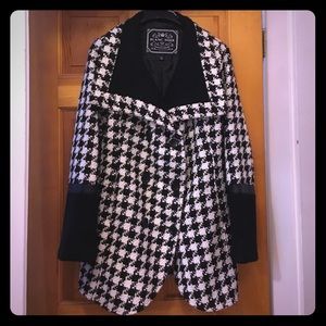 Blanc Noir houndstooth jacket☃️