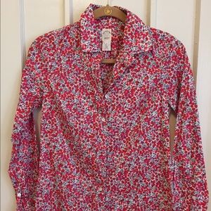 J. Crew perfect shirt liberty of London shirt