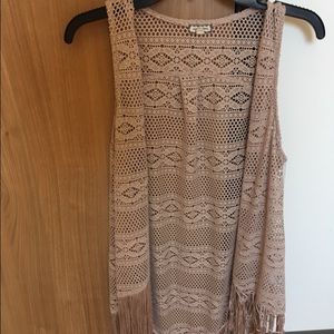 sleveless cardigan!