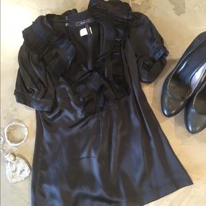 BCBG silk dress shirt