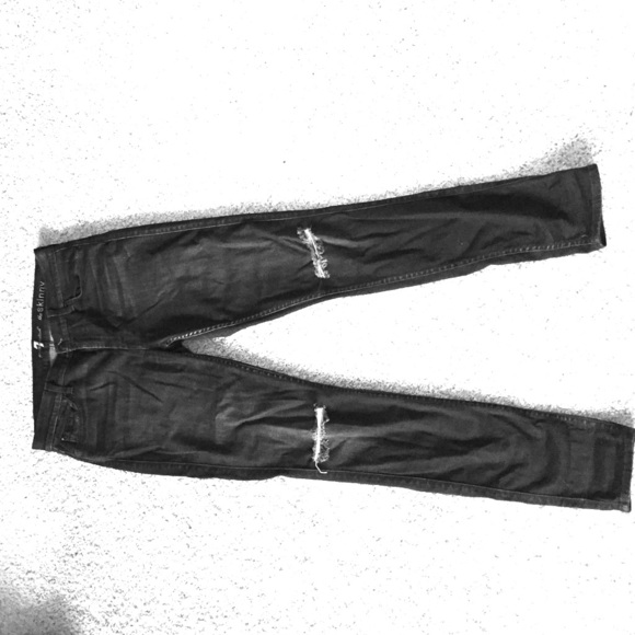7 for all mankind distressed skinny!