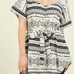 Modcloth Aztec/Western Print Tunic