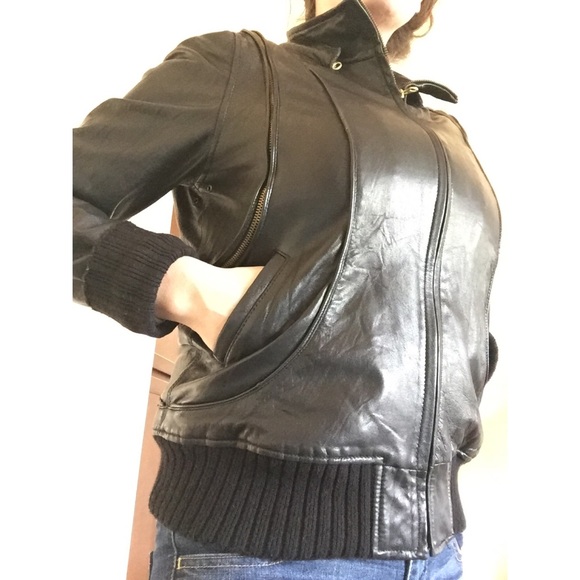 FINAL SALE Mike & Chris Alastair Leather Jkt/Vest - Picture 3 of 5
