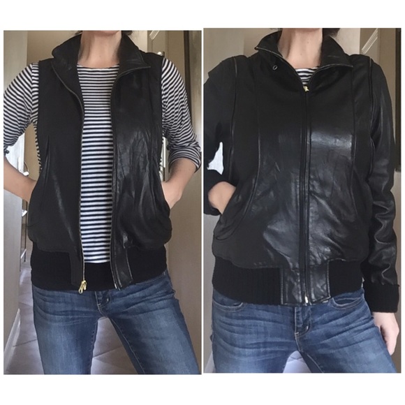 FINAL SALE Mike & Chris Alastair Leather Jkt/Vest - Picture 5 of 5