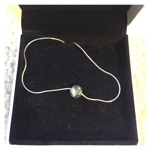 Pandora yin yang necklace never worn