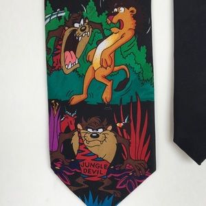 FUN 😊Looney Toons bolwevil "jungle devil" tie🐵👔