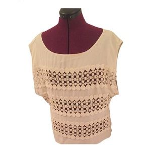 ANTHROPOLOGIE - beautiful eyelet top