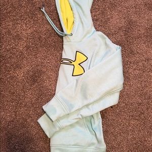 Mint Blue Under Armour Hoodie