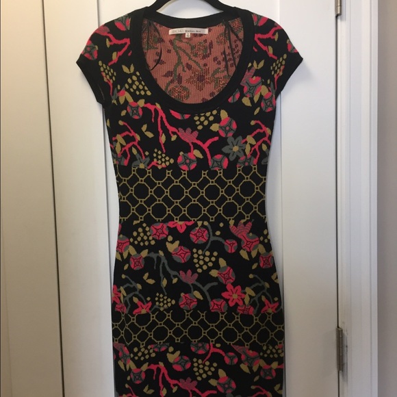 Rachel Roy patterned sweater dress