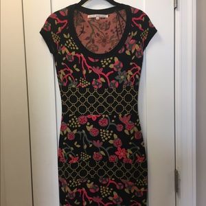 Rachel Roy patterned sweater dress