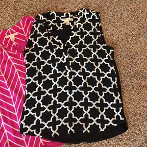 Black Sleeveless Blouse